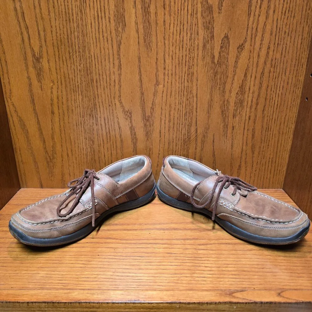 Timberland Boat Shoes Earthkeepers Cupsole 3 Eye Brown Leather Men's 8.5 72565